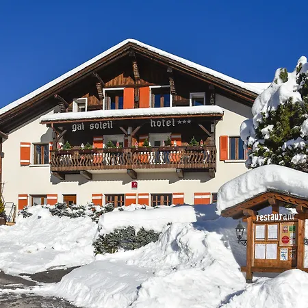 호텔 Chalet-hotel Gai Soleil